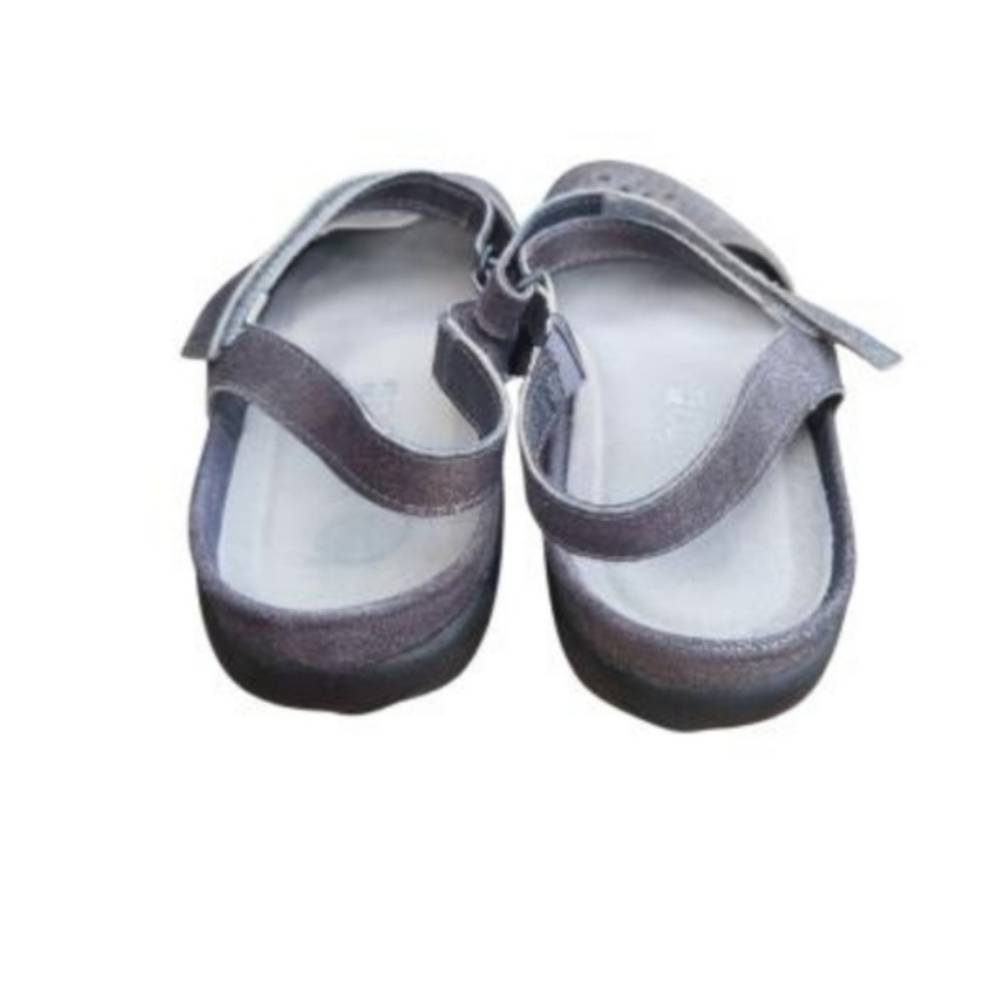 39 NAOT Arataki Gray Shimmer Slingback Flat Sandal Clog Loafer Women 8 to 8.5 - Picture 12 of 16